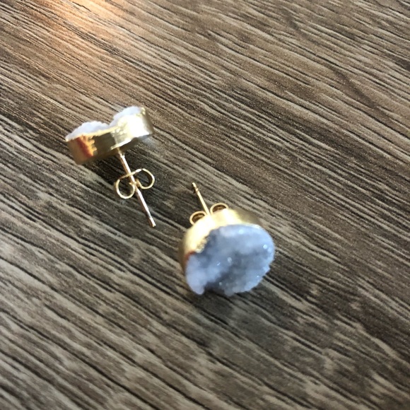Druzy earring - Picture 2 of 7
